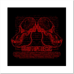 Gigantopithecus - Fossil Art Posters and Art